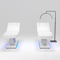 La Casa Electric 4-Motor Heated Massage Bed with LED Lighting and Heating