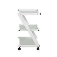 Pro Glass Cart with 3 Shelves – Sturdy & Elegant Storage Solution