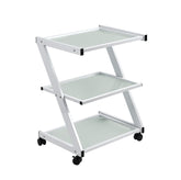 Pro Glass Cart with 3 Shelves – Sturdy & Elegant Storage Solution