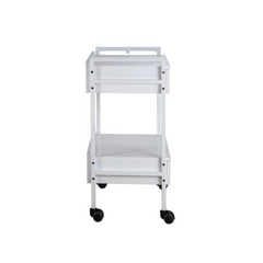 Salon Trolley Table With 2 Locking Drawers