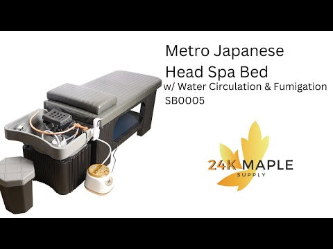 Metro Japanese Head Spa Bed w/ Water Circulation and Fumigation