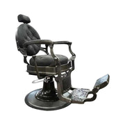 Vaughan Vintage Barber Chair (Slate Grey) - 24K Maple Supply