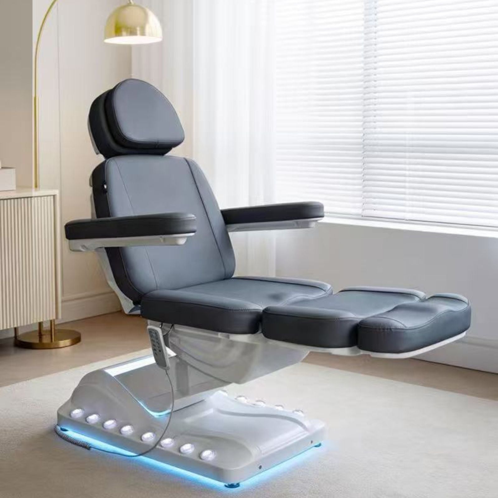 Aurora Electric 4 Motors Beauty Treatment Facial Chair with Heating, Memory Seat and Repositioning, only in Premium Package