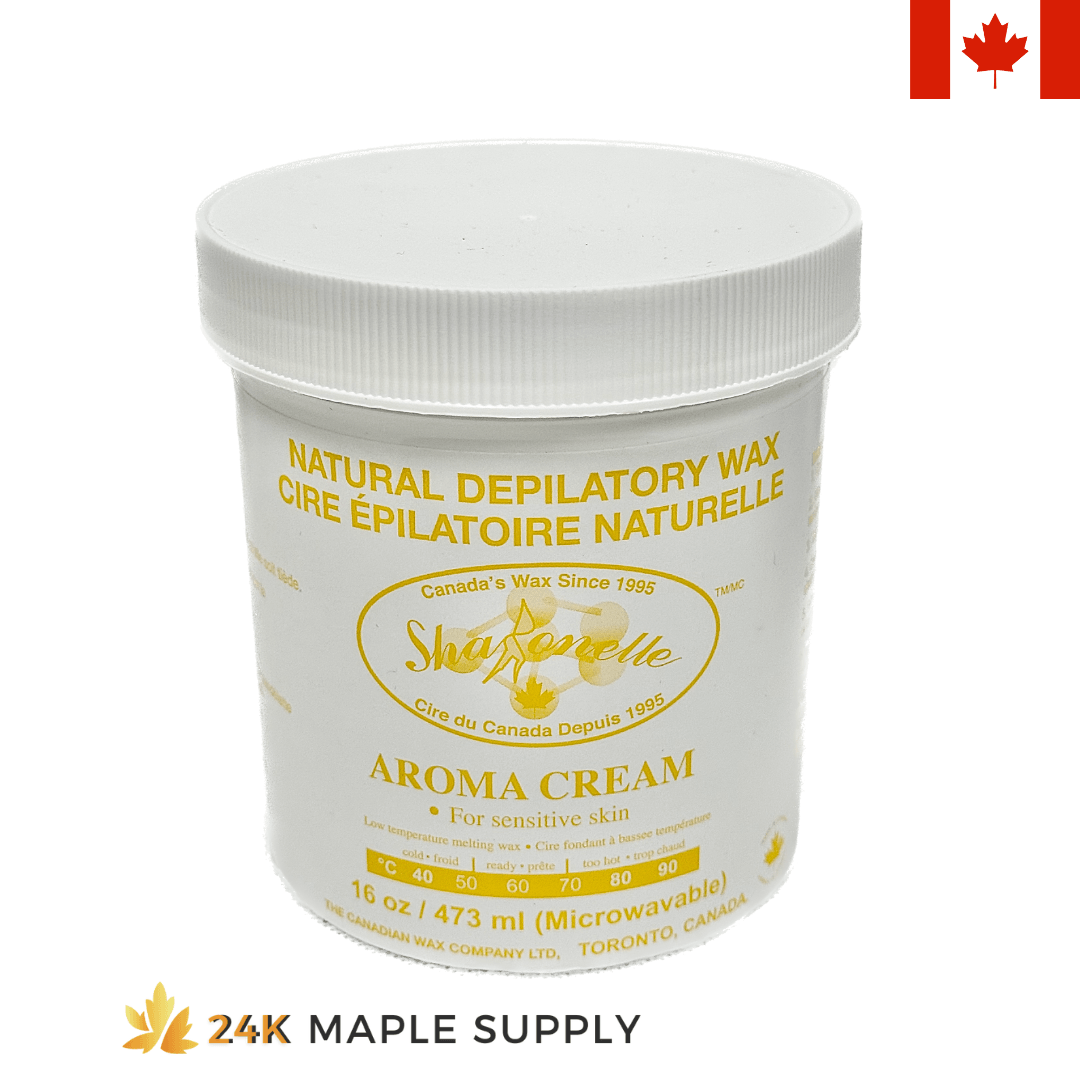 Sharonelle Microwaveable Natural Depilatory Wax 16 oz./ 473ml - 24K Maple Supply