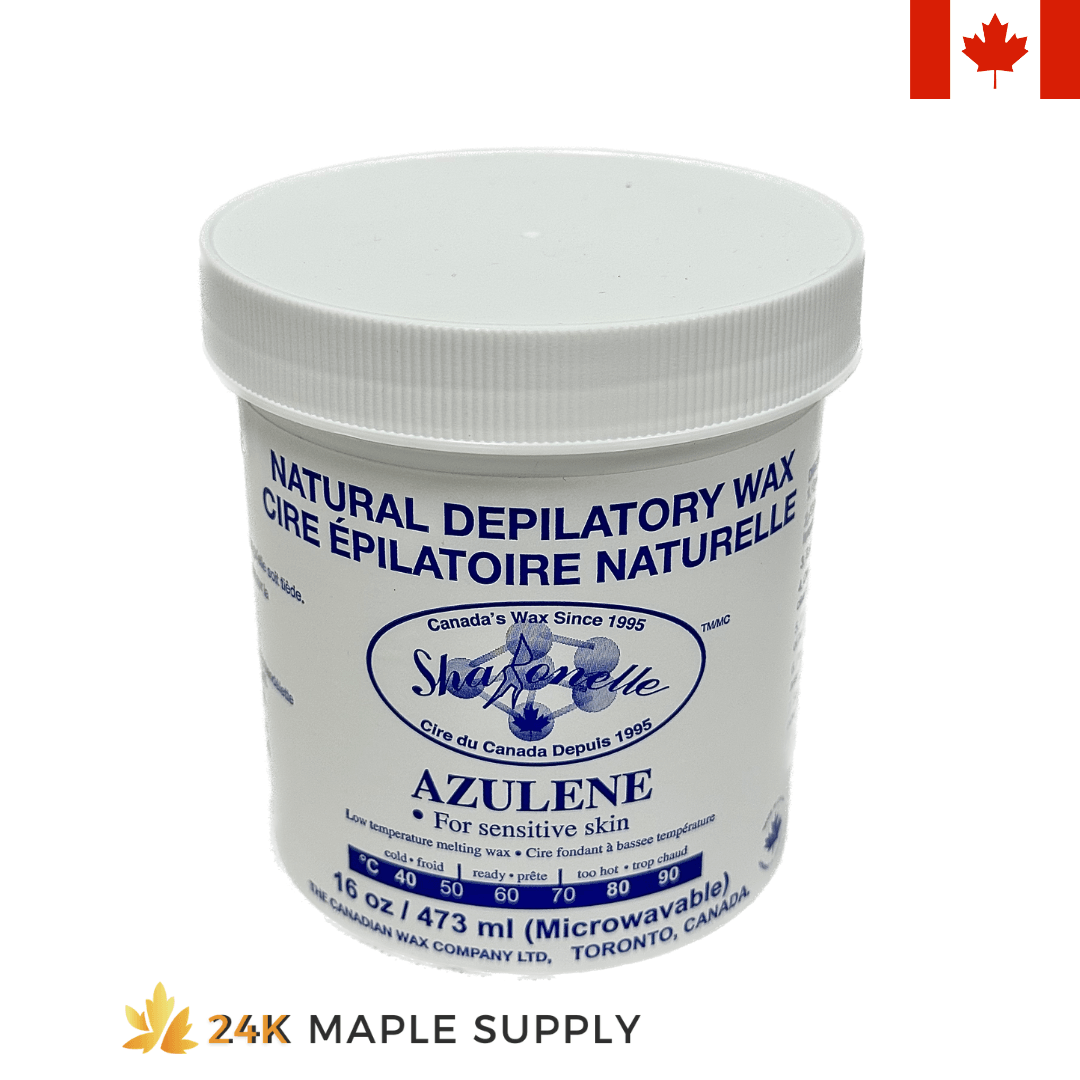 Sharonelle Microwaveable Natural Depilatory Wax 16 oz./ 473ml - 24K Maple Supply