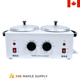 Double Hair Removal Wax Warmer Heater - 24K Maple Supply