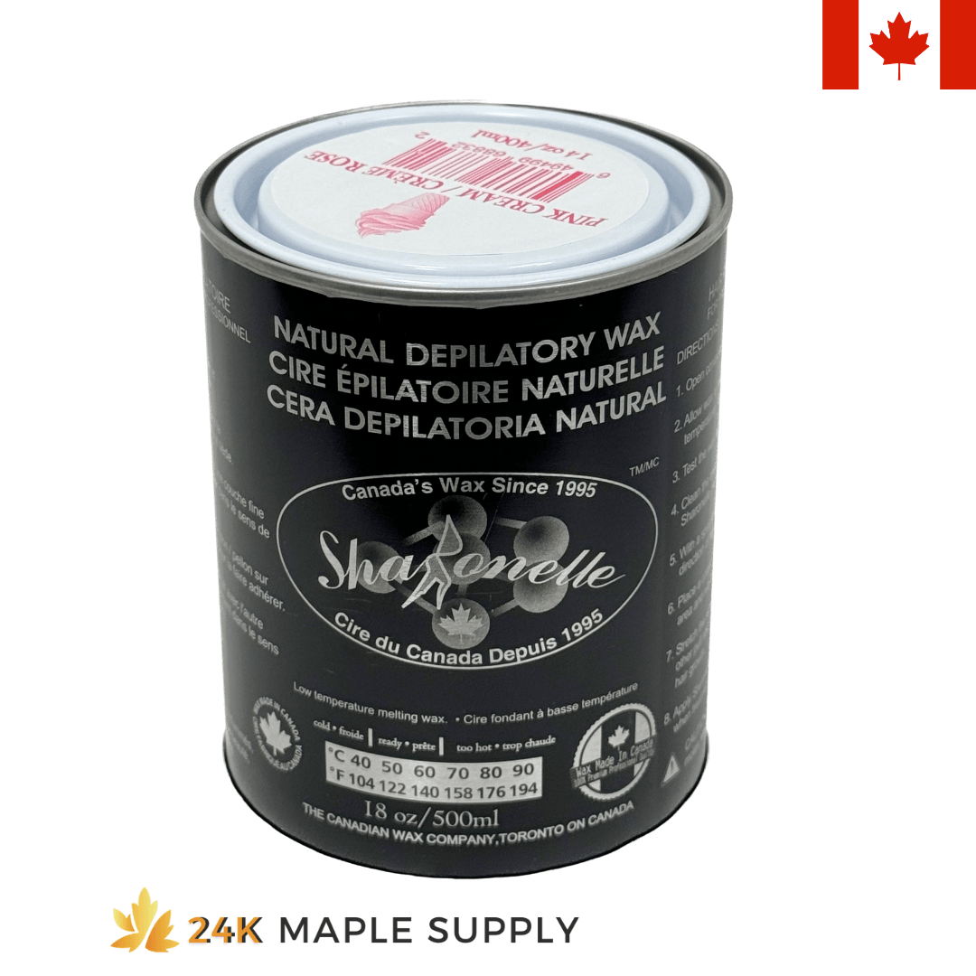 Sharonelle Natural Organic Depilatory Wax 500ml - Gentle for All Skin Types - 24K Maple Supply