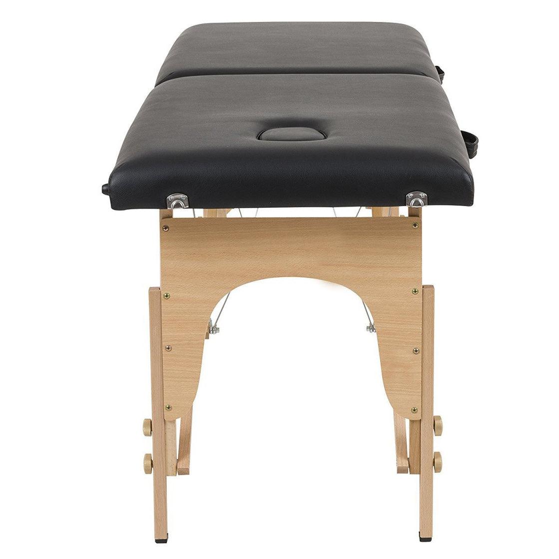 28" Wooden Portable Massage Table - 24K Maple Supply