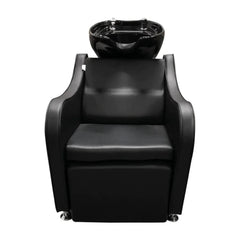 Deluxe Hair Backwash Basin Chair Spa Shampoo Station - 24K Maple Supply