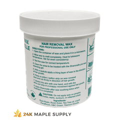 Sharonelle Microwaveable Natural Depilatory Wax 16 oz./ 473ml - 24K Maple Supply