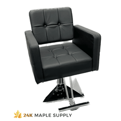 Burlington Modern Hydraulic Hair Styling Chair - 24K Maple Supply