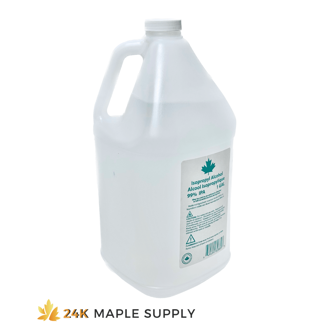 Isopropyl Alcohol 99% IPA - 1 Gallon - 24K Maple Supply