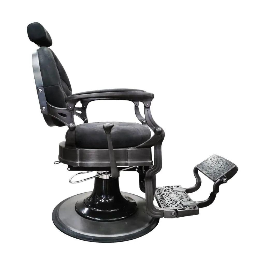 Vaughan Vintage Barber Chair (Slate Grey) - 24K Maple Supply