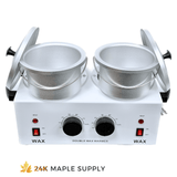 Double Hair Removal Wax Warmer Heater - 24K Maple Supply