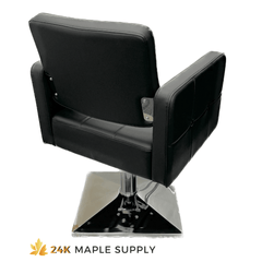 Burlington Modern Hydraulic Hair Styling Chair - 24K Maple Supply