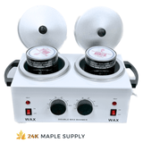 Double Hair Removal Wax Warmer Heater - 24K Maple Supply