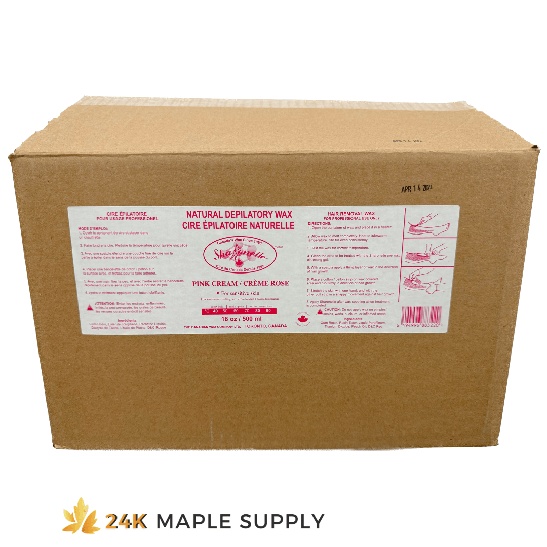 Sharonelle Natural Organic Depilatory Wax 500ml - Gentle for All Skin Types - 24K Maple Supply