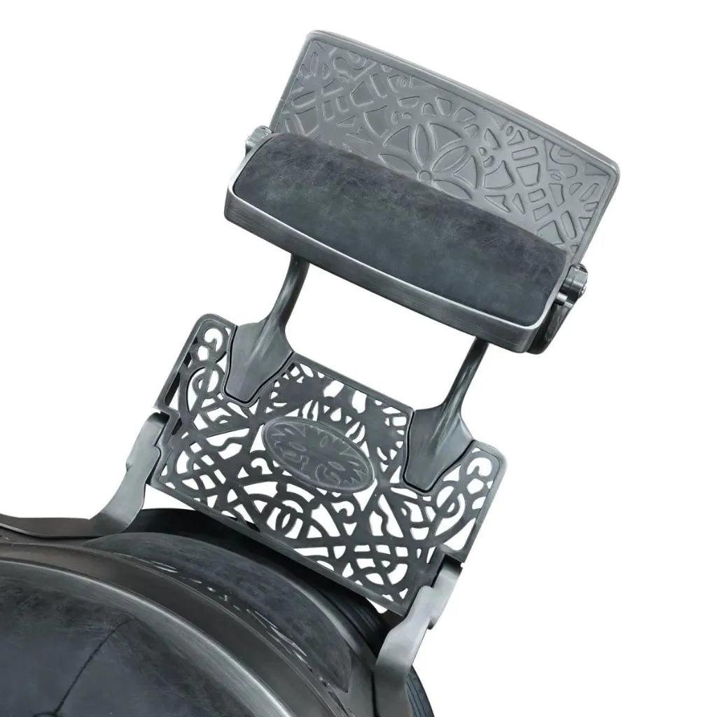 Vaughan Vintage Barber Chair (Slate Grey) - 24K Maple Supply