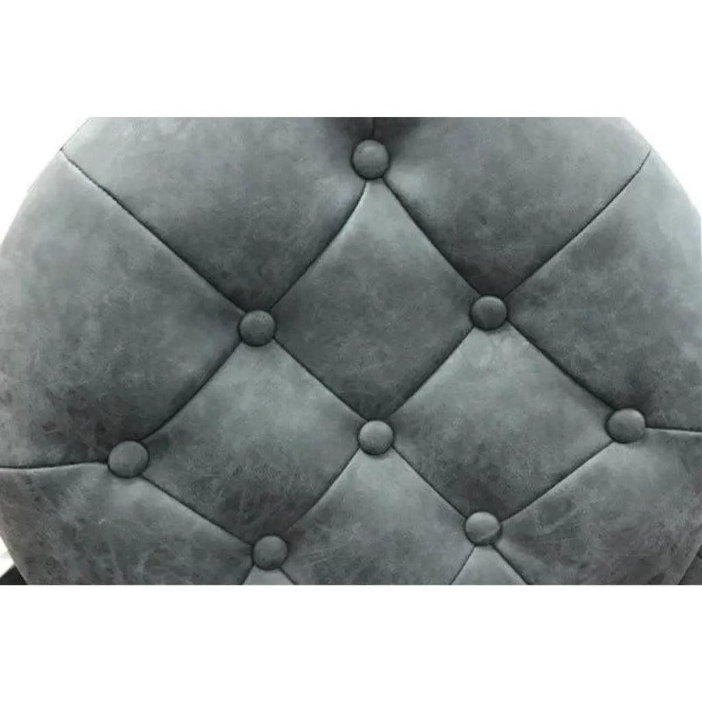 Vaughan Vintage Barber Chair (Slate Grey) - 24K Maple Supply