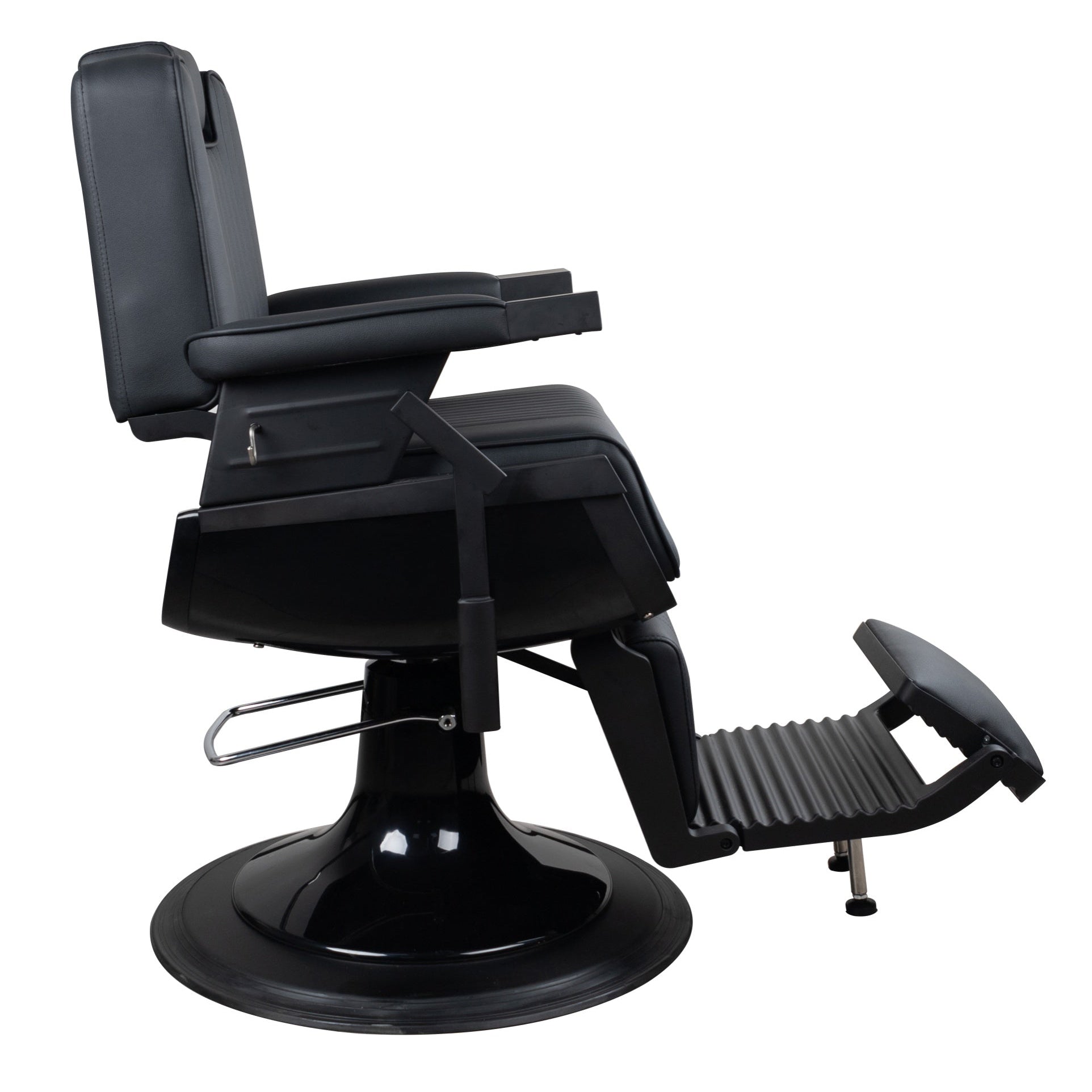 Antique High Class Heavy Duty Swivel Alexander Whole Black Barber Chair BC671N