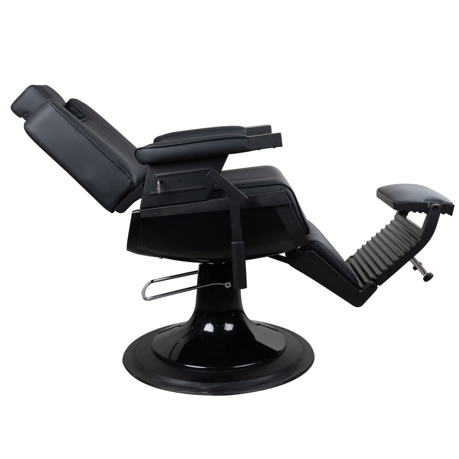 Antique High Class Heavy Duty Swivel Alexander Whole Black Barber Chair BC671N