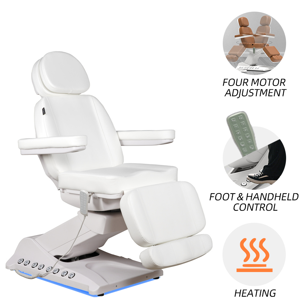 Lit/chaise de soins du visage à 4 moteurs Toronto Electric