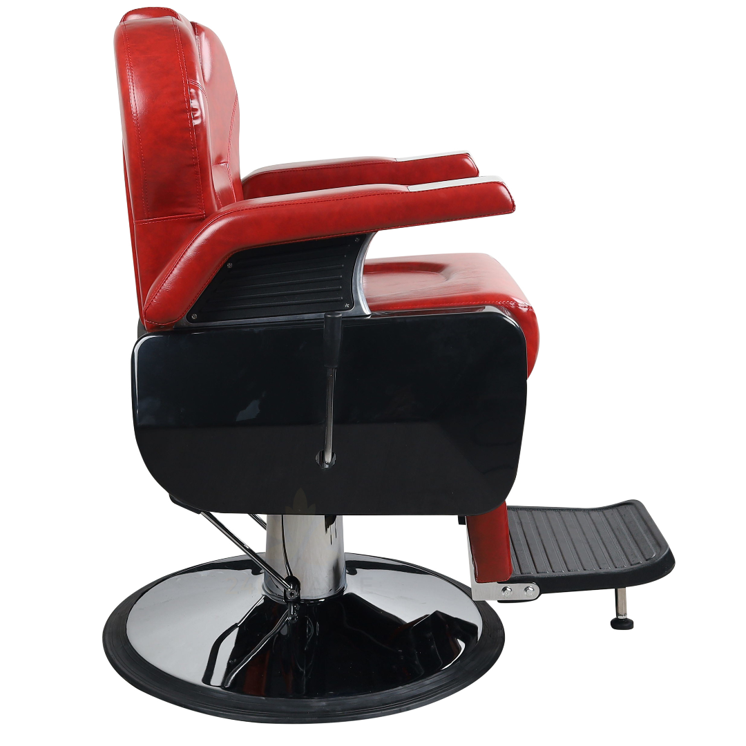 Vintage Style Red Hydraulic Barber Chair