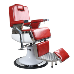 Red Hydraulic Barber Chair