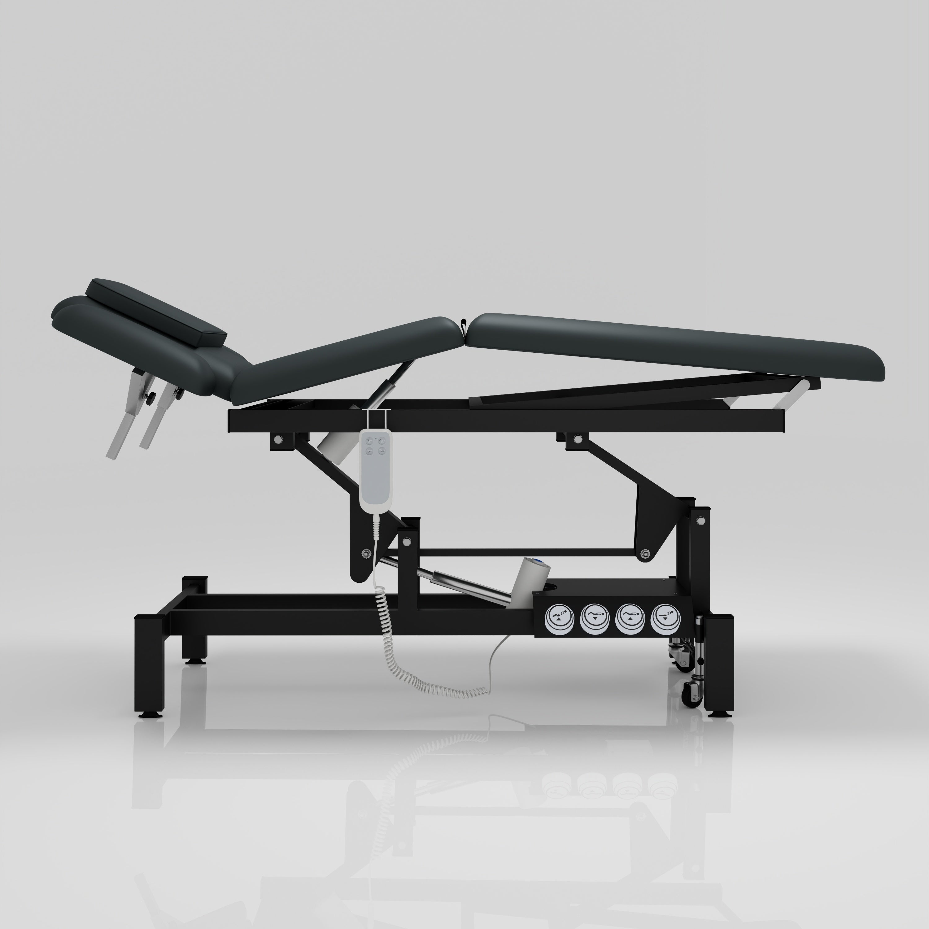 Table de traitement de physiothérapie à massage électrique à 5 sections