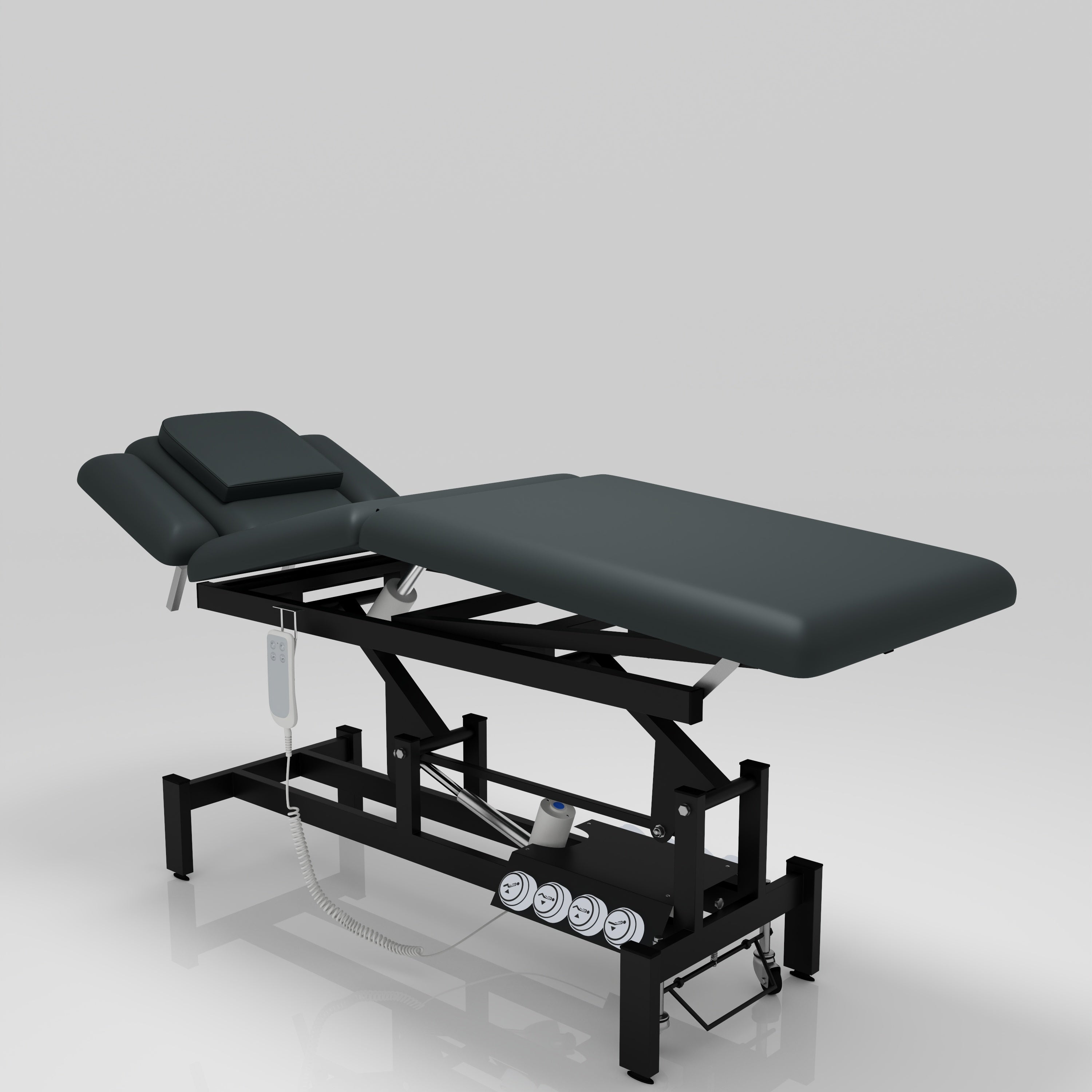 Table de traitement de physiothérapie à massage électrique à 5 sections