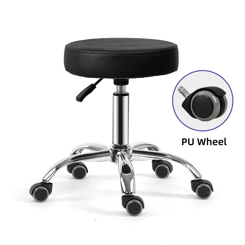 Esthetician Hydraulic Adjustable Rolling Stool for Facial Massage Spa Professional