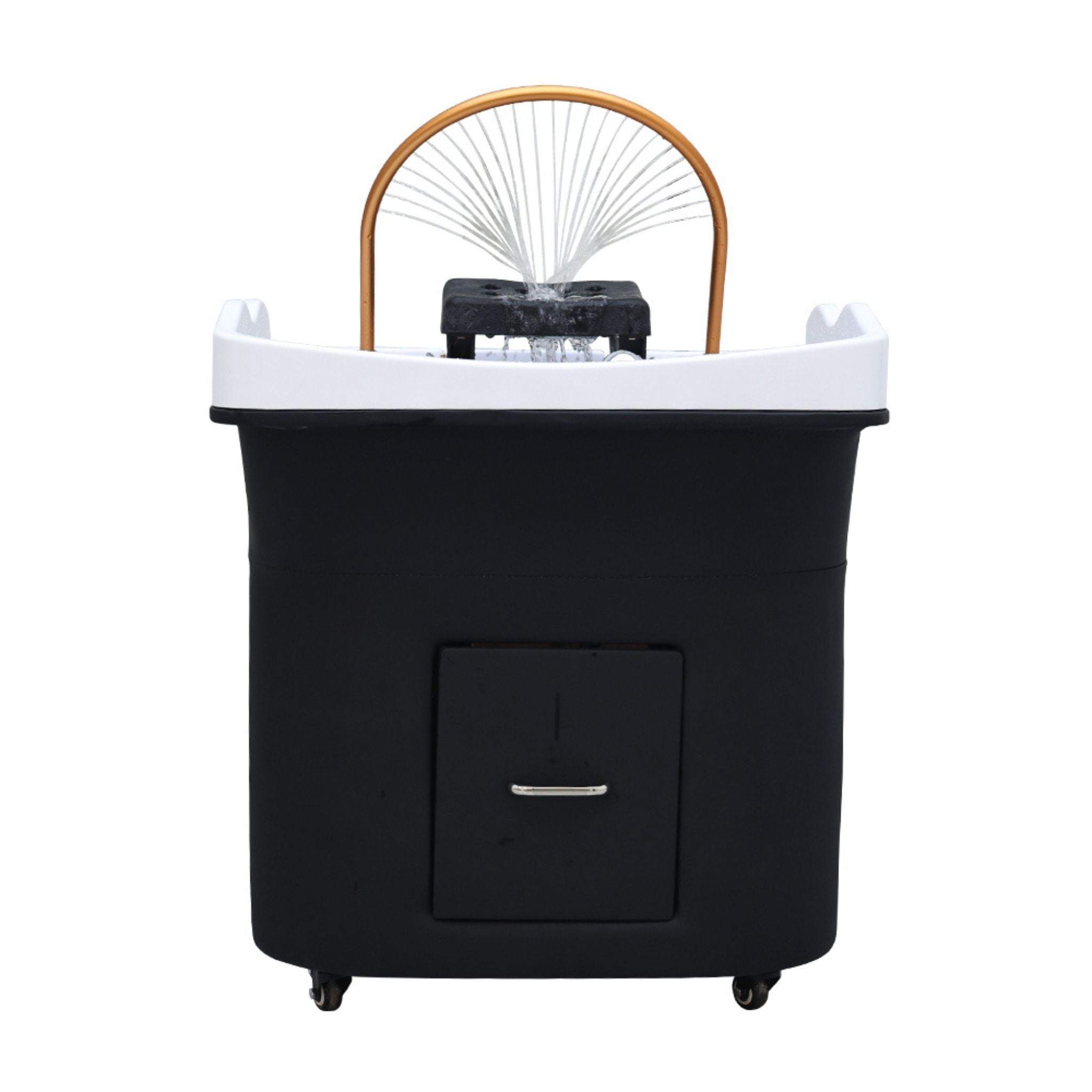 Table de massage et de pédicure multifonctionnelle pour le cuir chevelu avec évier à shampoing et lavage à contre-courant
