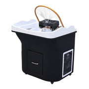 Table de massage et de pédicure multifonctionnelle pour le cuir chevelu avec évier à shampoing et lavage à contre-courant