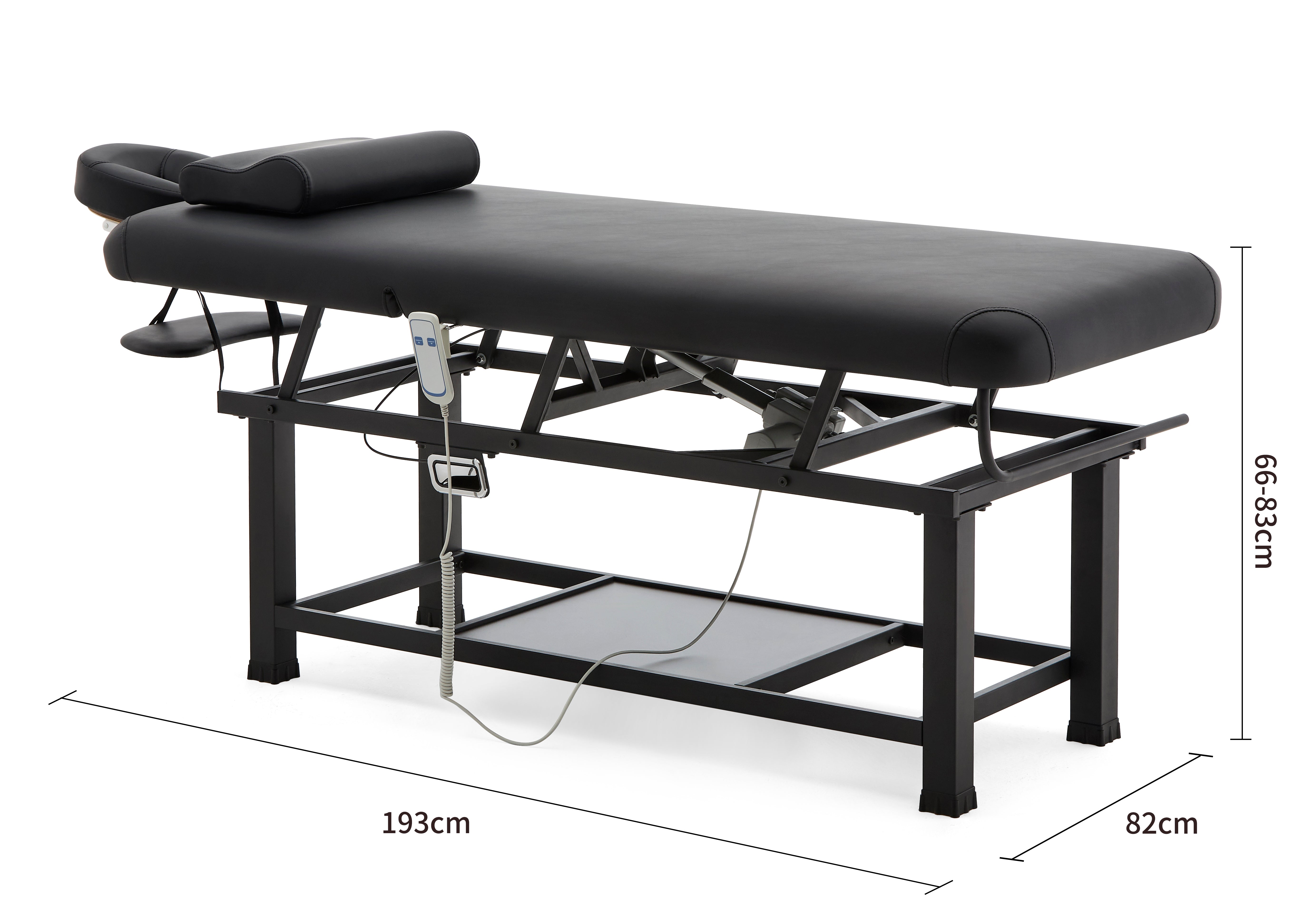 Seren Heavy-Duty Electric Massage Table, 2-Section Height Adjustable Treatment Bed with Whisper-Quiet Motor, 4.4" Memory Foam, 1000 lbs Capacity for Physiotherapy, Spa & Clinic