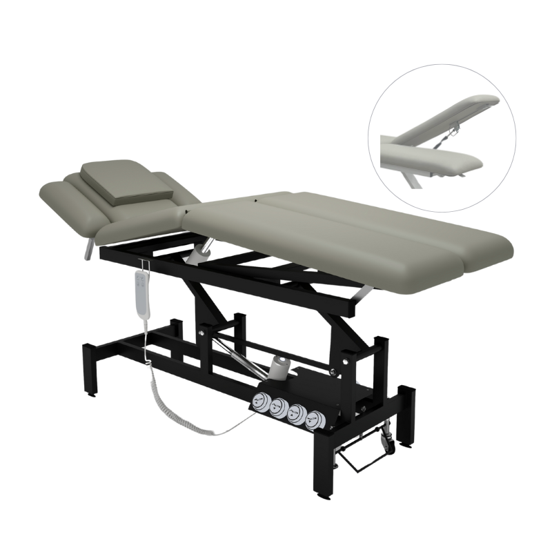 Table de massage électrique à 1 moteur avec plateau plat