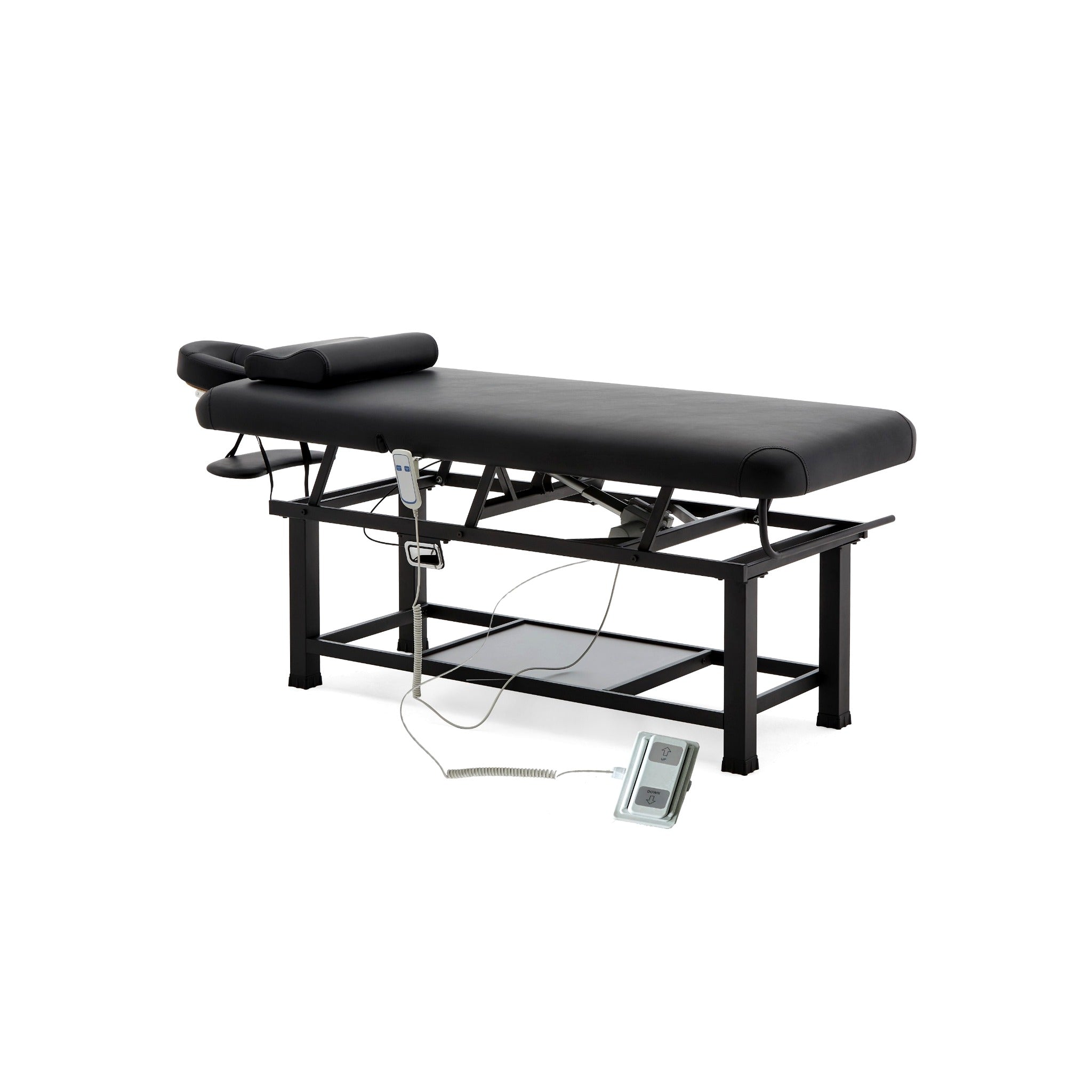 Seren Heavy-Duty Electric Massage Table, 2-Section Height Adjustable Treatment Bed with Whisper-Quiet Motor, 4.4" Memory Foam, 1000 lbs Capacity for Physiotherapy, Spa & Clinic