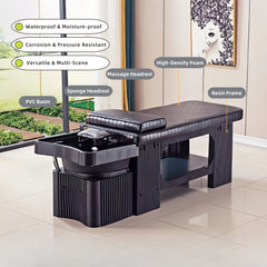 Metro Japanese Head Spa Bed w/ Water Circulation and Fumigation