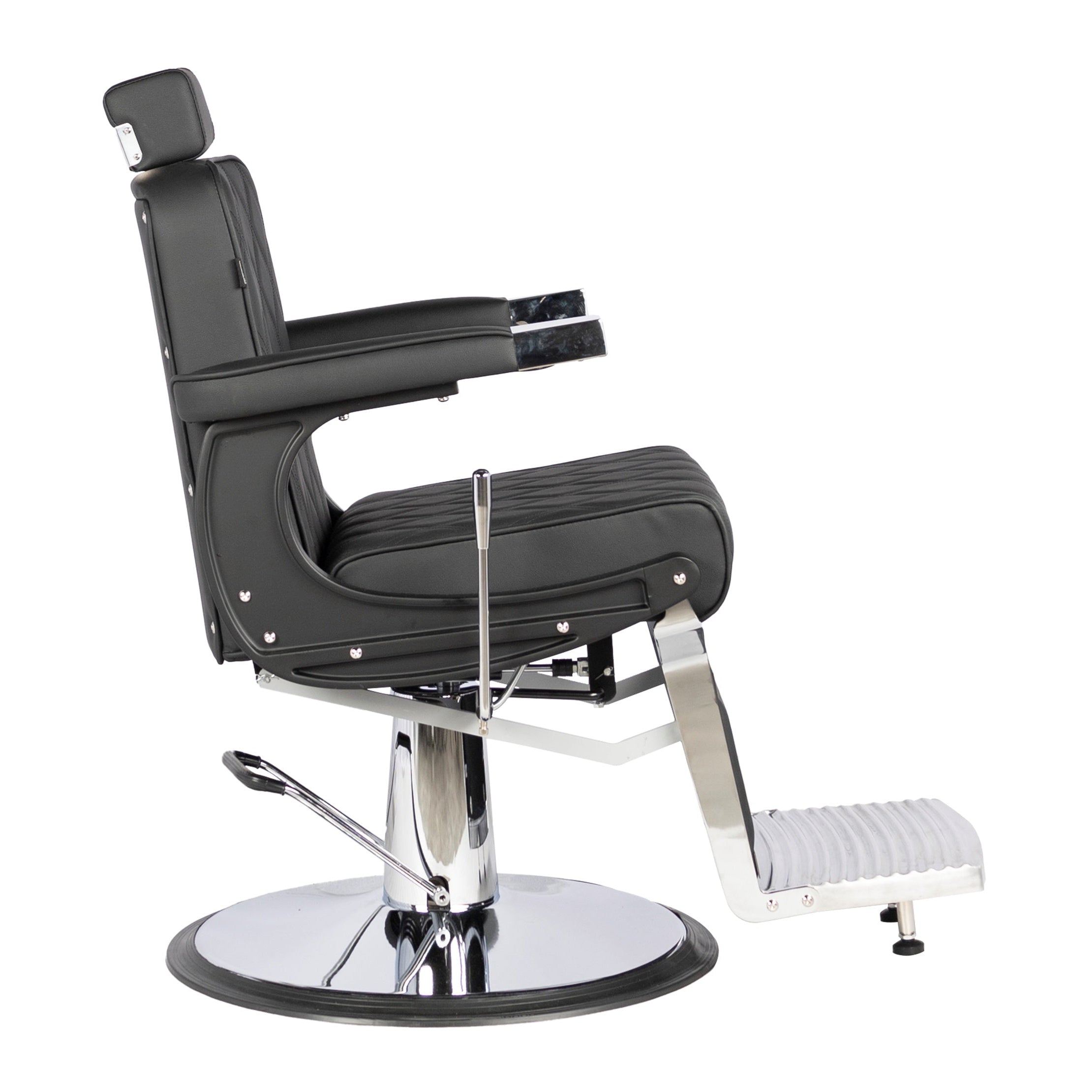 Modern Design Heavy Duty Super Comfort Black Barber Chair