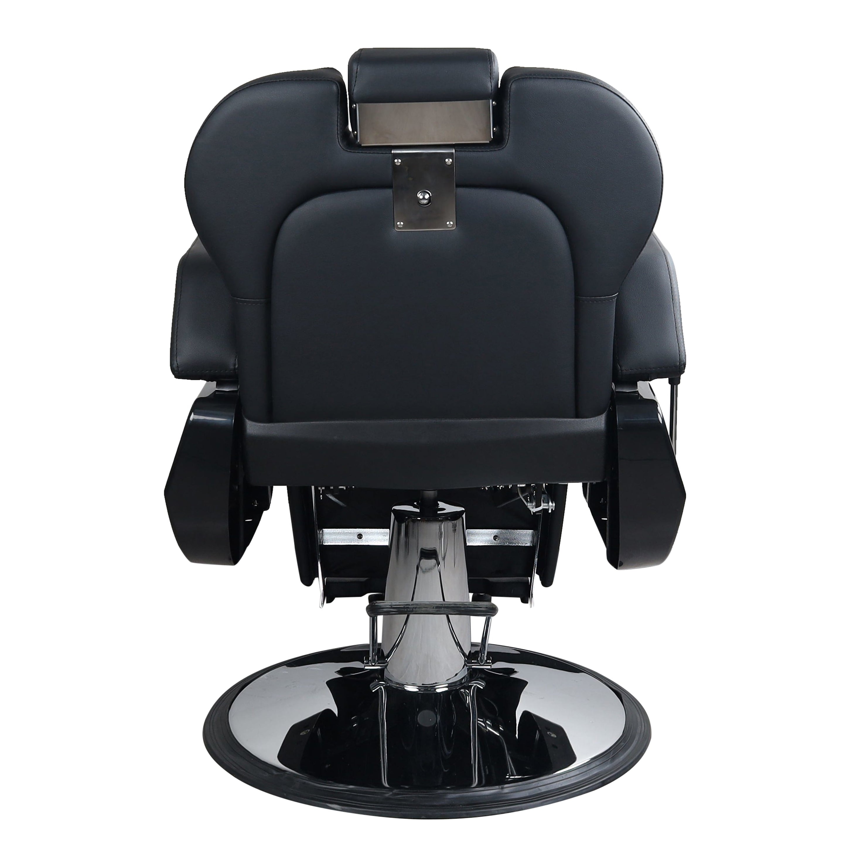 Premium Extra Wide Hydraulic Black Barber Chair