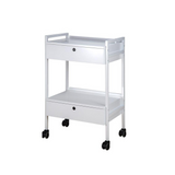 Salon Trolley Table With 2 Locking Drawers