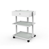 Salon Trolley Table With Glass