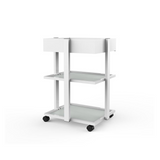 Salon Trolley Table With Glass