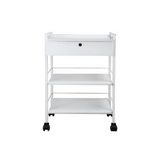 Salon Trolley Table with Locking Drawer