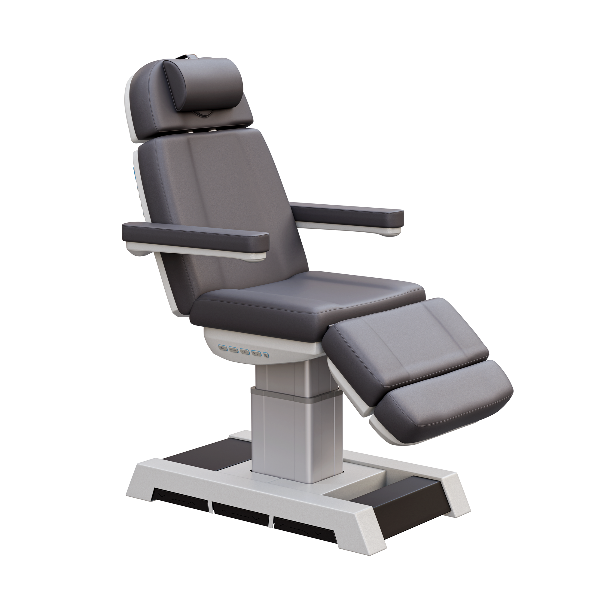SilverFox Heavy Duty Medical Grade Pedestal 4-Motor Treatment Chair - 2218BN