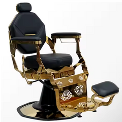 Toronto Premium Vintage Style Barber Chair - Golden